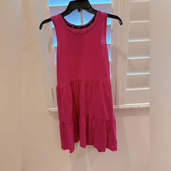 Gap Women’s Lightweight Tiered Layered Sleeveless Summer Dress in Pink Size Med - Picture 5 of 13